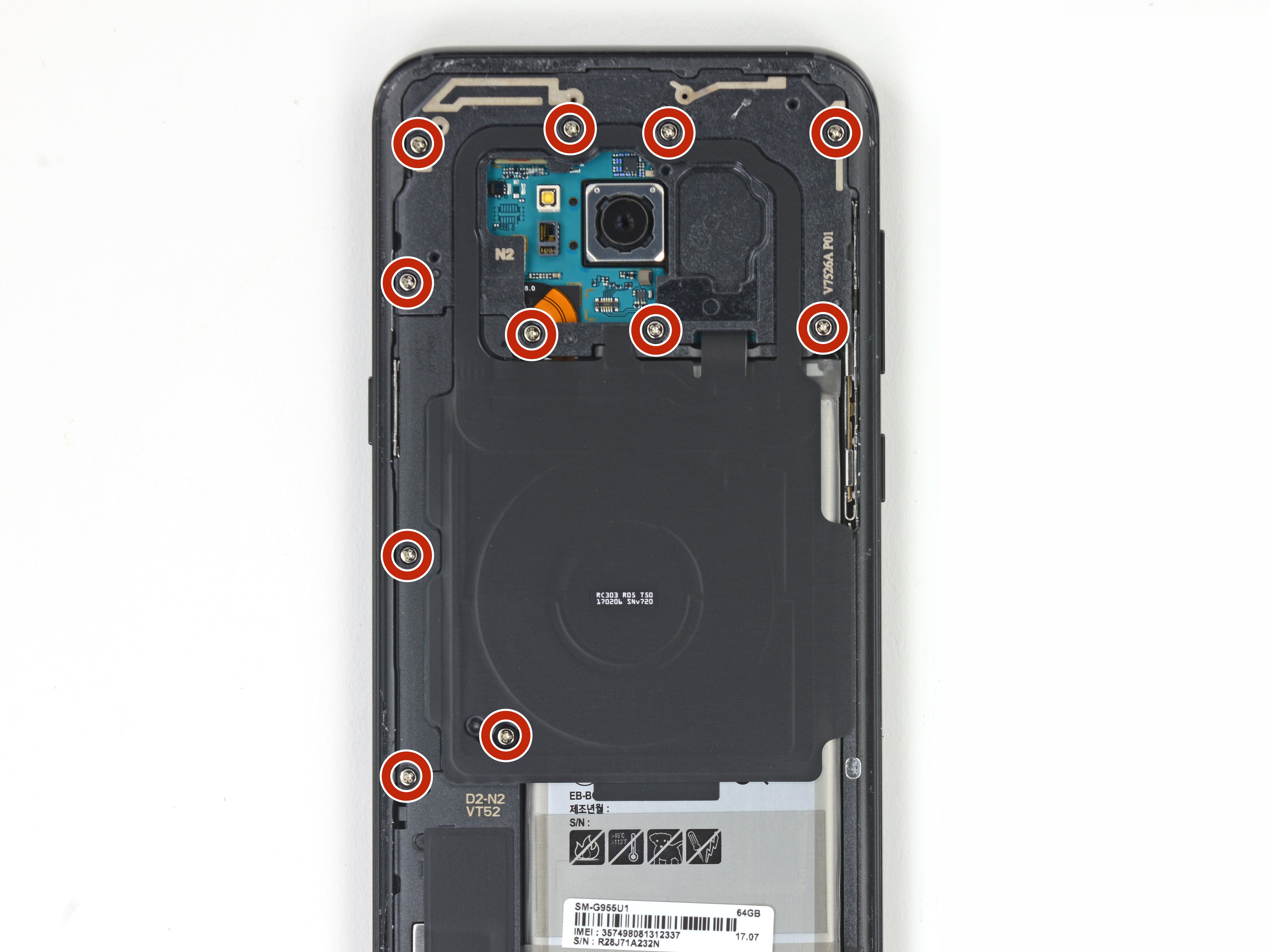 Замена модуля экрана на примере Samsung Galaxy S8 Plus