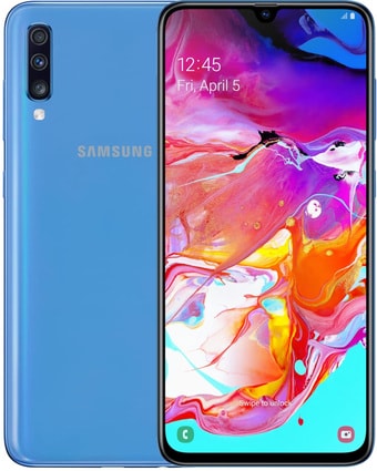 Galaxy A70 синий